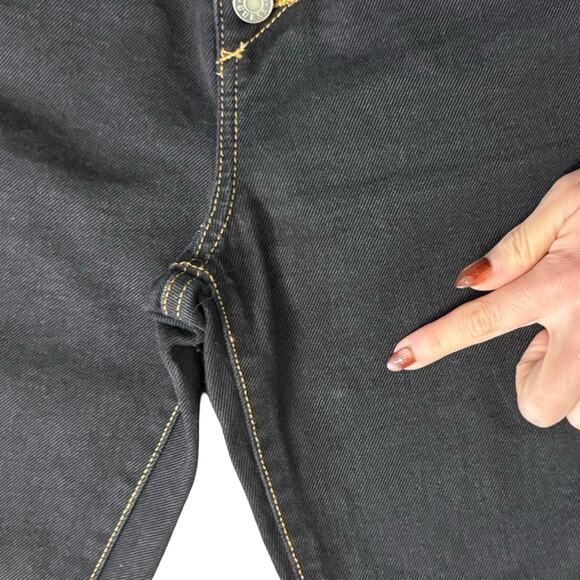Guess 40th Anniversary Black Wash Button Fly High Rise Skinny Jeans size 25 - Picture 6 of 11